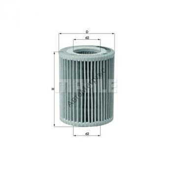 Фильтр масляный KNECHT (MAHLE) OX825D Фильтр масляный KNECHT (MAHLE) OX825D
