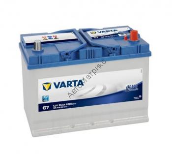 Аккумулятор автомобильный VARTA G7 Blue dynamic ASIA, 12V 95Ah 830A, обратной полярности, 306x173x22 Аккумулятор автомобильный VARTA G7 Blue dynamic ASIA, 12V 95Ah 830A, обратной полярности, 306x173x225