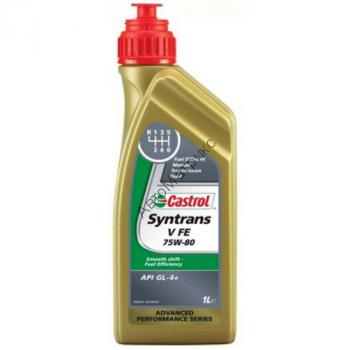 Castrol Syntrans V FE 75W-80 156C41 Трансмиссионное синтетическое масло 1л. Castrol Syntrans V FE 75W-80 156C41 Трансмиссионное синтетическое масло 1л.