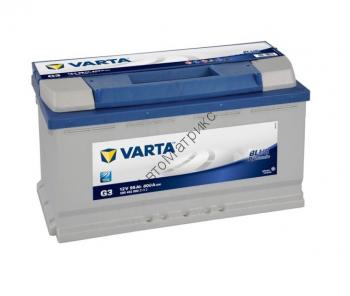 Аккумулятор автомобильный VARTA G3 Blue dynamic, 12V 95Ah 800A, обратной полярности, 353x175x190 Аккумулятор автомобильный VARTA G3 Blue dynamic, 12V 95Ah 800A, обратной полярности, 353x175x190
