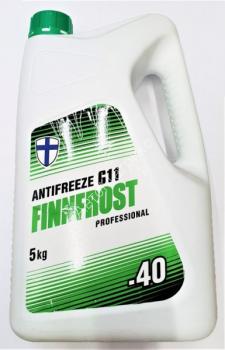 Антифриз зелёный FINNFROST - 40*С G11 5 л. Антифриз зелёный FINNFROST - 40*С G11 5 л.