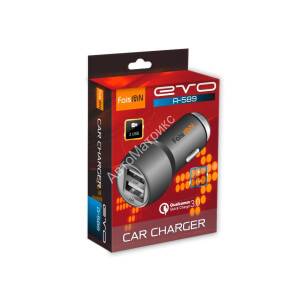 Блок питания автомобильный 2 USB FaisON A-589, EVO, 4500mA, цвет: серый Блок питания автомобильный 2 USB FaisON A-589, EVO, 4500mA, цвет: серый