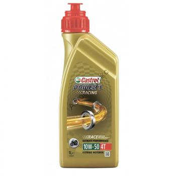 Castrol Power 1 Racing 4T 10W-50 четырёхтактное синтетическое масло 1 л. МАКСИМАЛЬНАЯ ЭФФЕКТИВНОСТЬ РАБОТЫ ДВИГАТЕЛЯ ДЛЯ ЭКСТРЕМАЛЬНОГО ВОЖДЕНИЯ