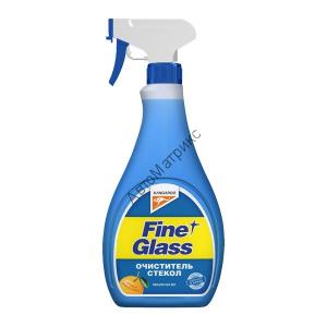 Kangaroo 320119 Fine glass - очиститель стекол ароматизированный 500 мл. Содержит апельсиновый ароматизатор.