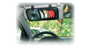 KOTO A15-1080, CD-холдер на 20 CD (полиэстер на козырек) служит для хранения 20 CD-дисков в автомобиле альбом крепится при помощи "липучек" на солнцезащитный козырек в салоне автомобиля