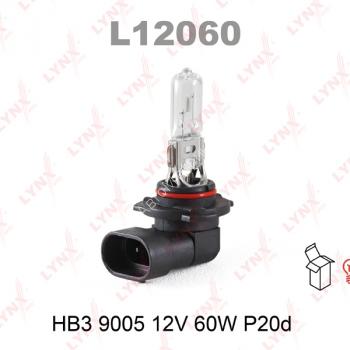 Лампа галогеновая LYNXauto HB3 (9005)12V 60W P20d L12060 1 шт. Лампа галогеновая LYNXauto HB3 (9005)12V 60W P20d L12060 1 шт.