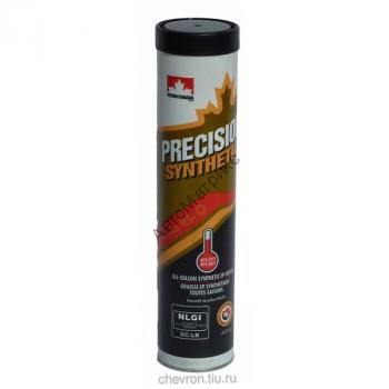 Пластичная смазка Petro-Canada PRECISION SYNTHETIC EP1 PSC30 (400гр.) Повышенная стабильность на сдвиг при малых скоростях
смазки PRECISION Synthetic увеличивает интервал замены.
Сравнение результатов испытания по стандарту ASTM D217 при
10000 тактов и 25°С для смазок PRECISION Synthetic и
универсальных высококачественных аналогов других
лидирующих производителей (ось Х – изменение пенетрации,
60-10000 тактов (мм/10))