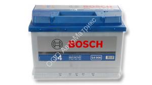 Аккумулятор автомобильный BOSCH S4008, 12V 74Ah 680A, обратной полярности, 278x175x190 Аккумулятор автомобильный BOSCH S4 008, 12V 74Ah 680A, обратной полярности, 278x175x190