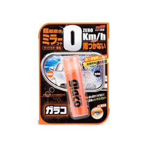 Soft99 04172 Glaco Mirror Coat Zero Водоотталкивающее покрытие для боковых зеркал 40 мл. Революционное покрытие для стеклянных поверхностей не дает воде задерживаться на поверхности ни на секунду даже при 0 км/ч