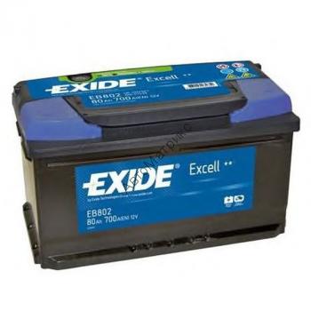 Аккумулятор автомобильный Exide EB802 12V 80Ah 700A, обратной полярности, 315x175x175 Аккумулятор автомобильный Exide EB802 12V 80Ah 700A, обратной полярности, 315x175x175