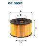 Фильтр масляный FILTRON OE 665/1 (OX191D)