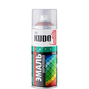 KUDO KU-0A9003 RAL 9003 Эмаль универсальная акриловая SATIN RAL цвет белый 520 мл. KUDO KU-0A9003 RAL 9003 Эмаль универсальная акриловая SATIN RAL цвет белый 520 мл.