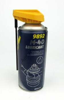 MANNOL M-40 Lubricant 400ml 2470 MANNOL M-40 Lubricant – универсальная смазка, предназначенная для очистки и защиты от коррозии практически любых деталей автомобиля