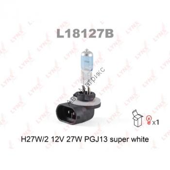 Лампа галогенная LYNXauto H27W/2 12V 27W PGJ13 L18127B SUPER WHITE 1 шт. Лампа галогенная LYNXauto H27W/2 12V 27W PGJ13 L18127B SUPER WHITE 1 шт.