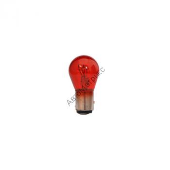 PHILIPS 12495CP Лампа цокольная PR21/5W 12V 21/5W (BAW15d) красная PHILIPS 12495 CP  Лампочка цокольная красная двухнитевая, стоп - габарит PR21/5W 12V 21/5W (BAW15d)