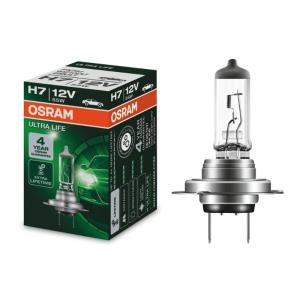 OSRAM 64210ULT Лампа галогенная H7 12V 55W (PX26d) 1 шт. OSRAM ULTRA LIFE 12V с увеличенным в 3 раза сроком службы.