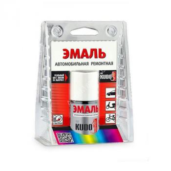 KUDO KU-70601 Эмаль автомобильная ремонтная с кисточкой цвет Черный 601 15 мл. KUDO KU-70601 Эмаль автомобильная ремонтная с кисточкой цвет Черный 601 15 мл.