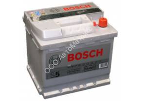 Аккумулятор автомобильный BOSCH S5002 12V 54Ah 530A, обратной полярности, 207x175x190 Аккумулятор автомобильный BOSCH S5 002 SILVER PLUS 12V 54Ah 530A, обратной полярности, 207x175x190