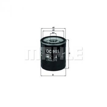 Фильтр масляный KNECHT (MAHLE) OC981 Фильтр маслянный KNECHT (MAHLE) OC981