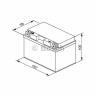Мото аккумулятор BOSCH AGM M6016 12V 11AH 160A пр.пол. Y5 (YT12A-4,YT12A-BS), 150x88x105 - Мото аккумулятор BOSCH AGM M6016 12V 11AH 160A пр.пол. Y5 (YT12A-4,YT12A-BS), 150x88x105