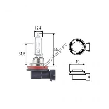 HELLA 8GH008357001 Лампа галогенная H9 12V 65W (PGJ19-5) HELLA 8GH008357001 Лампа галогенная H9 12V 65W (PGJ19-5)