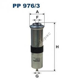 Фильтр топливный Filtron PP976/3 (KL763D) Фильтр топливный Filtron PP976/3
BMW 3 E90,X1 E84,X3 F25 2,0-3,0D 2010=>