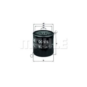 Фильтр масляный KNECHT (MAHLE) OC976 (PH9599) Фильтр масляный KNECHT (MAHLE) OC 976 (PH 9599)
Замена OC310 -> OC976