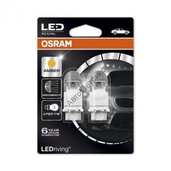 OSRAM 3557YE-02B  Лампа светодиодная P27/7W 12V (W2,5x16d) Amber (3157A) 2 шт. OSRAM 3557YE-02B  Лампа светодиодная P27/7W 12V (W2,5x16d) Amber (3157A) 2 шт.