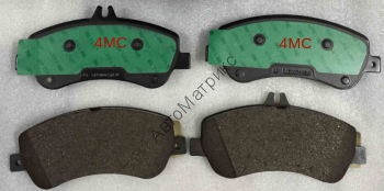 Колодки передние Mercedes A0074206620 КОМПЛЕКТ КОЛОДОК ТОРМОЗНЫХ 4 ШТ.