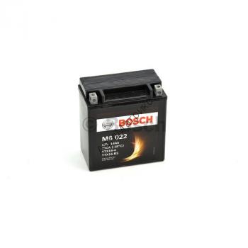 Мото аккумулятор BOSCH AGM M6022 12V 14AH 220A пр.пол. Y4 (YTX16-4, YTX16-BS), 150x87x161 Аккумулятор для мотоциклов BOSCH