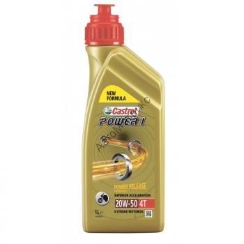 Castrol Power 1 4T 20W-50 четырёхтактное масло 1L Castrol POWER1 20W-50 4T – современное высококачественное моторное масло для четырехтактных двигателей мототехники. Специально разработано для продолжительной защиты от износа, обеспечивая уверенный пуск двигателя и его долгую безотказную работу в течение всего интервала замены моторного масла/