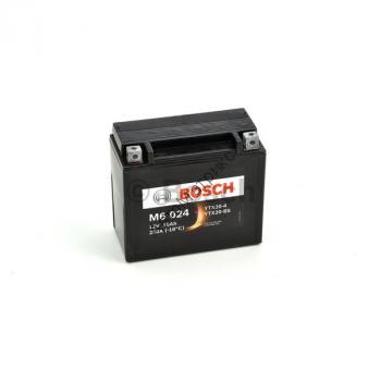 Мото аккумулятор BOSCH AGM M6024 12V 18AH 250A пр.пол. Y4 (YTX20-4, YTX20-BS), 177x88x156 Аккумулятор для мотоциклов BOSCH