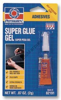 Permatex 82191 Супер клей (гель) Клей PERMATEX 82191 2g Super Pega гель - Супер клей (Гель) - Permatex® Super Glue Gel Гелеобразная консистенция данного клея очень удобна для точного применения и при креплении деталей к вертикальной поверхности. Арт. 82191, 30879