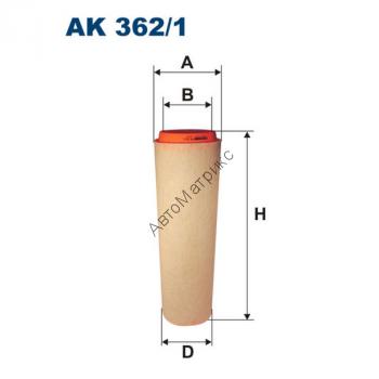 Фильтр воздушный FILTRON AK 362/1 (LX818) Фильтр воздушный FILTRON AK 362/1 (LX818)
Фильтр возд.BMW 330D,525D,530D,730D E38,E39,E46,E60,E65,E66