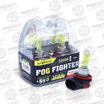 Лампа высокотемпературная Avantech FOG FIGHTER H16 12V 19W (30W) 3000K (ярко-желтый свет) - 2 шт Лампа высокотемпературная Avantech FOG FIGHTER, комплект 2 шт.
Цоколь: H16 Напряжение: 12V Мощность: 19W, светит: 30W
Цветовая температура: 3000K Сделано в Корее 
