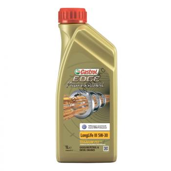 Синтетическое моторное масло EDGE Professional LongLife III 5W-30 Titanium FST, Volkswagen, 1л 157AD6 (1541DA) Синтетическое масло CASTROL EDGE Professional LongLife III 5W-30 (Volkswagen) 1L 15D15B 