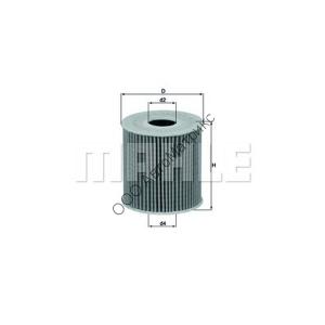 Фильтр масляный KNECHT (MAHLE) OX339/2D CITROEN/FORD/VOLVO/LAND ROVER 2.0D/2.2D
