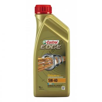 Синтетическое масло Castrol EDGE 5W-40 1 л. Синтетическое масло CASTROL EDGE 5W40 C3 Castrol EDGE 5W-40 С3 предназначено для бензиновых и дизельных двигателей автомобилей, где производитель рекомендует моторные масла класса вязкости SAE 5W-40 спецификаций ACEA С3, API SN/CF или более ранних. Castrol EDGE 5W-40 С3 одобрено к применению ведущими производителями техники (см. раздел спецификаций и руководство по эксплуатации автомобиля).  Способствует сохранению заданных характеристик двигателя в течение длительного периода времени, даже в условиях интенсивной эксплуатации. Поддерживает максимальную эффективность работы двигателя как в краткосрочном периоде времени, так и на длительный срок эксплуатации. Обеспечивает непревзойдённый уровень защиты мотора в разных условиях движения и широком диапазоне температур. Подавляет образование отложений, способствуя повышению скорости реакции двигателя на нажатие педали акселератора.  Допуски и спецификации:ACEA C3API SN/CFBMW Longlife-04MB-Approval 229.31VW 502 00 / 505 00