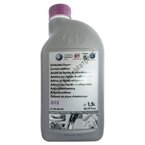 Антифриз VAG G  013774M2G13 готовый (пурпурный) 1.5 л. Оригинальный антифриз G13 Фольцваген Ауди групп (пурпурный) 1.5 л, готовый к применению