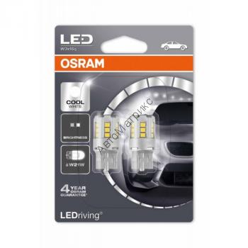 OSRAM 7705CW-02B Лампа светодиодная W21W 12V (W3x16d) 6000K 2 шт. OSRAM LEDriving – Standart Лампа светодиодная стоп сигнал, задний ход