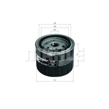 Фильтр масляный KNECHT (MAHLE) OC384, ВАЗ 2108,09 (маленький) Совместимость: ВАЗ 2105-099, ОКА
Lada (Vaz) 21051012005