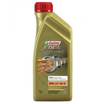 Синтетическое масло CASTROL EDGE Professional LL01 0W-30 1L CASTROL EDGE Professional BMW LL01 0W-30 – полностью синтетическое моторное масло разработанное совместно с BMW специально для бензиновых и дизельных двигателей с непосредственным впрыском.  Этот продукт создан специально для Вас на основе самых высоких современных достижений в области смазочных материалов. Примечание: CASTROL EDGE Professional BMW LL01 0W-30 также может использоваться в двигателях “Valvetronic”, требующих спецификацию BMW LL01-FE, в случае отсутствия данного типа смазочного материала.