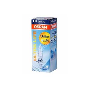 OSRAM 64150ULT ULTRA LIFE Лампа H1 12V 55W (P14.5s) 1 шт. OSRAM ULTRA LIFE – с увеличенным в 3 раза сроком службы
