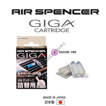 EIKOSHA запасной элемент для ароматизатора на дефлектор Giga V93 - Gucini (ГУЧИНИ) Сменный элемент для ароматизатора GIGA REFILL. (4 шт.)
