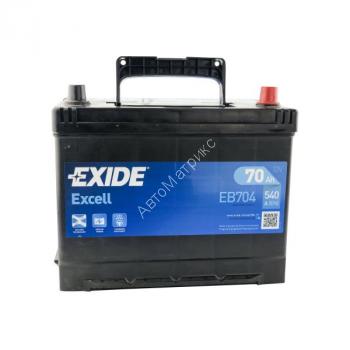 Аккумулятор автомобильный Exide EB704 12V 70Ah 540A, обратной полярности, 230x173x222 Аккумулятор автомобильный Exide EB704 12V 70Ah 540A, обратной полярности, 230x173x222