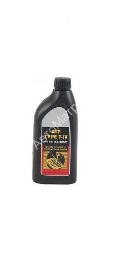 Жидкость для автоматической трансмиссии TOYOTA ATF TYPE T-IV 1QT(946мл.) TOYOTA AUTO FLUID TYPE T -IV00297000T4Жидкость для автоматической трансмиссии. Жидкость для автоматической трансмиссии, оборудованной системой режима ожидания.фасовка: 946мл.
