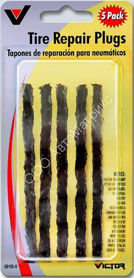 V105 Набор самовулканизирующихся жгутов черного цвета. Набор самовулканизирующихся жгутов черного цвета. V105Данный набор подходит в дополнение к уже имеющемуся инструменту для ремонта шин, особенно если предстоит дальнее путешествие на автомобиле.