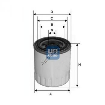 Фильтр топливный UFI 24.321.00 (KC63/1D) ильтр топливный!\ MB Sprinter 2/3/4-t /W201/W202/W124/W210/W463/Vito 2.0D-3.5D 83> 