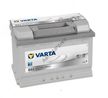 Аккумулятор автомобильный VARTA E44 Silver dynamic, 12V 77Ah 780A, обратной полярности, 278x175x190 Аккумулятор автомобильный VARTA E44 Silver dynamic, 12V 77Ah 780A, обратной полярности, 278x175x190