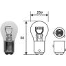 ACDelco ACBU1031 Лампа P21/4W 12V 21/4W (BAZ15d)